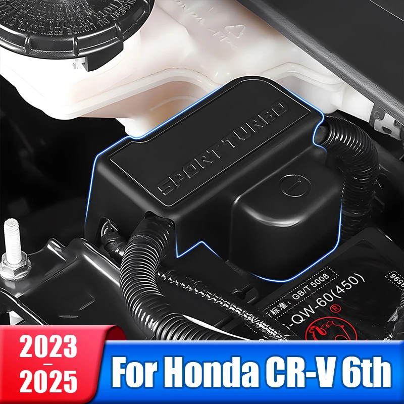 

Car Battery Negative Cover For Honda CRV 6th Gen 2023 2024 2025 / CR-V Hybrid Dustproof Waterproof Protective Cover Accessories