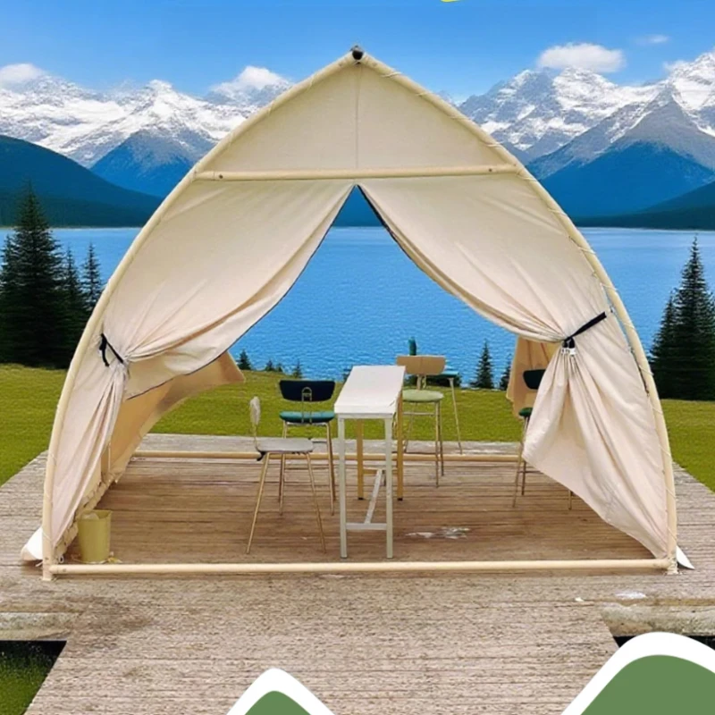 Rainproof barbecue catering hot pot sun protection outdoor sailing tent scenic rooftop bed and breakfast camping bar hotel