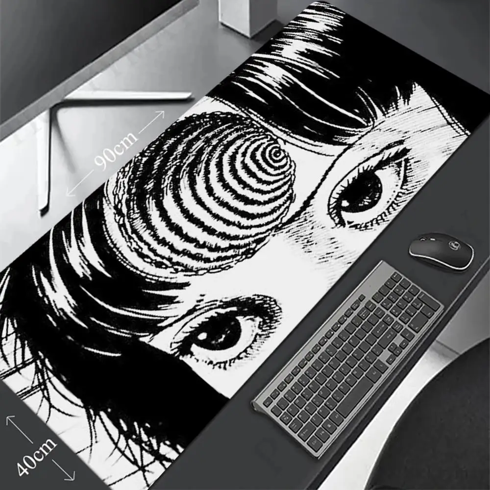 Mauspad Gaming 900×400 Mousepad Gamer Xxl Mauspad Junji Ito Büros Zubehör Tastatur Langes Pad Computer Schreibtischunterlage