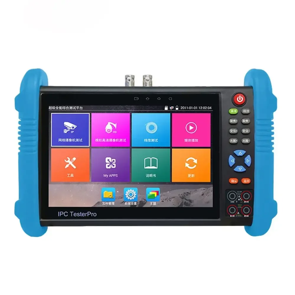 

2025/1280*800 Resolution 4K HD CCTV Tester IP Camera Tester Digital Multimeter TDR cable test