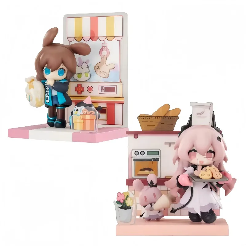 

Быстрая доставка. Оригинальные фигурки APEX-TOYS Arknights Amiya/Civilight Eterna Dessert Q Edition Series. Подарочные украшения. Анимационные фигурки.