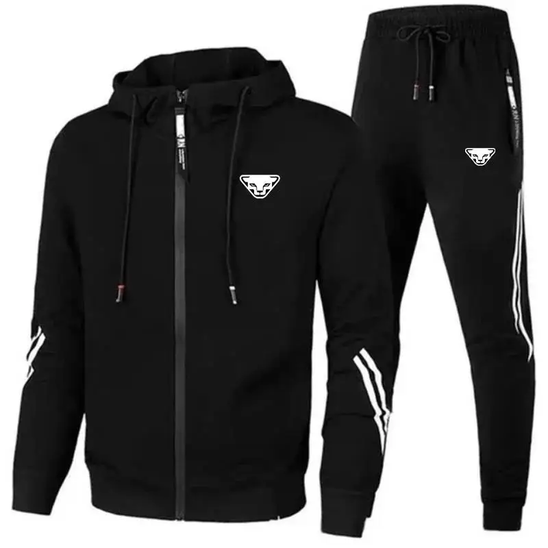 High Quality Fashionable Hot Selling Men\'s Two-piece Sports Set, High-quality Sportswear and Pants Casual Spring New Style