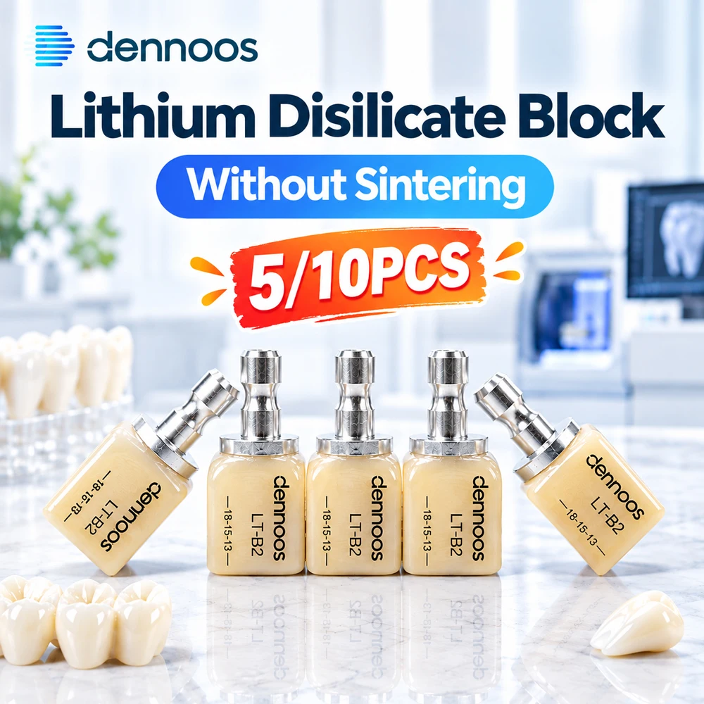 Image of 5/10 Stück Lodden Dental Lithium-Disilikat ohne Sinterverfahren, Klasse LT/HT CAD/CAM Sirona Cerec Fräsmaterialien