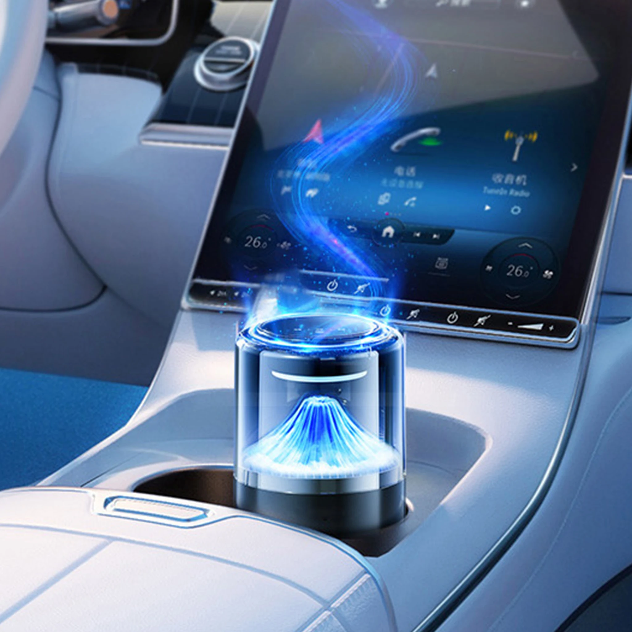 Car Aromatherapy Cloud Mist Machine Automatic Spray Premium Car Perfume Long-Lasting Fragrance High-End Vehicle Aromatherapy view 6