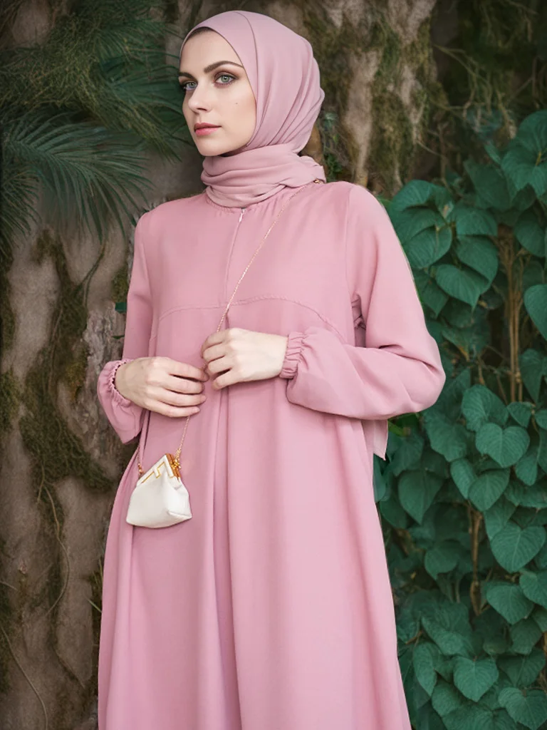 Casual Eid Mubarak Moda musulmana Abayas para mujeres Turquía Abaya gasa Dubai Kaftan vestido bata mujer caftán marroquí
