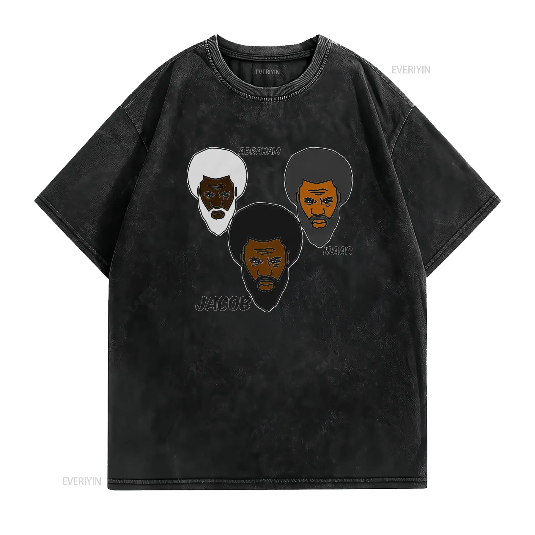 Abraham Issac Jacob Hebrew Israelite Forefather's T Shirt Biblical Clothes Religious Birthday Husband s Wife vintage Washed