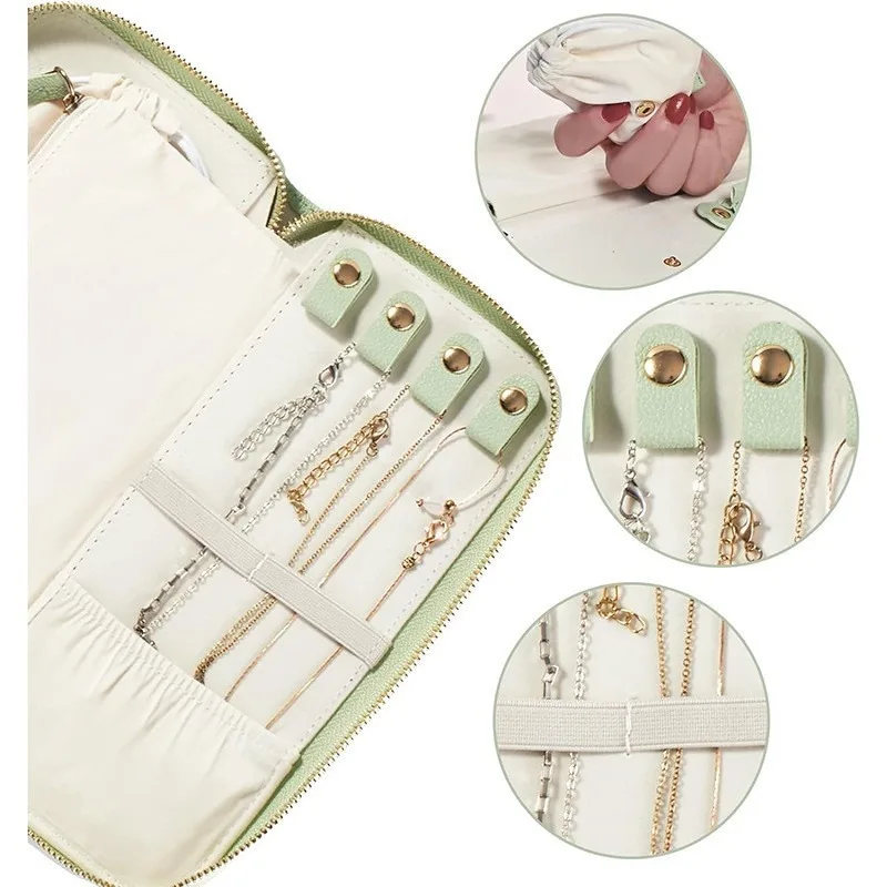 

Jewelry Organizer Polyester Earring Organizer Bracelet Organizer 24.5*12*3.5cm For Bridesmaid Gifts Vacation Weekend Trip