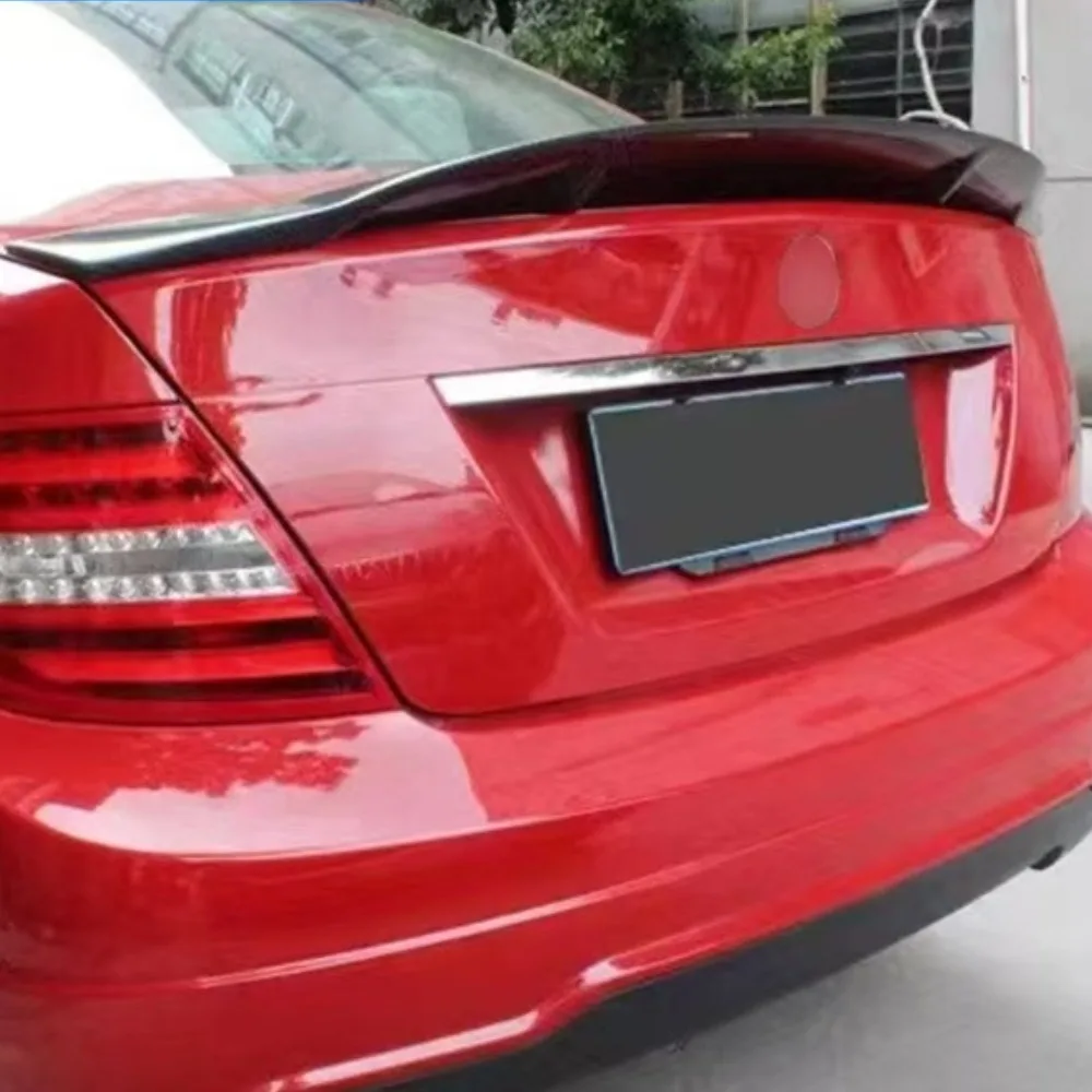 

Задний спойлер багажника, спойлер из углеродного волокна в стиле R для Mercedes Benz W204 C300 C180 C220, 4-дверный седан C Class 2008-2014