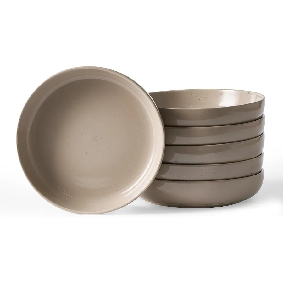 

Набор мисок Milkyway, 33 унции, миски для макарон, набор из 6 салатников, идеально подходящих для вашего друга для новоселья, Дня благодарения, Рождества, Cinnam