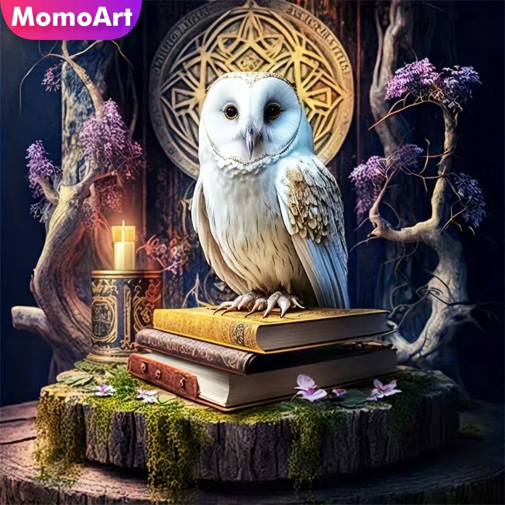 Momoart DIY Yeni Varış Elmas Nakış Baykuş Boyama Kuş Hayvan Akrilik Zanaat Malzemeleri Elmas Mozaik Kitap El Yapımı Hobi