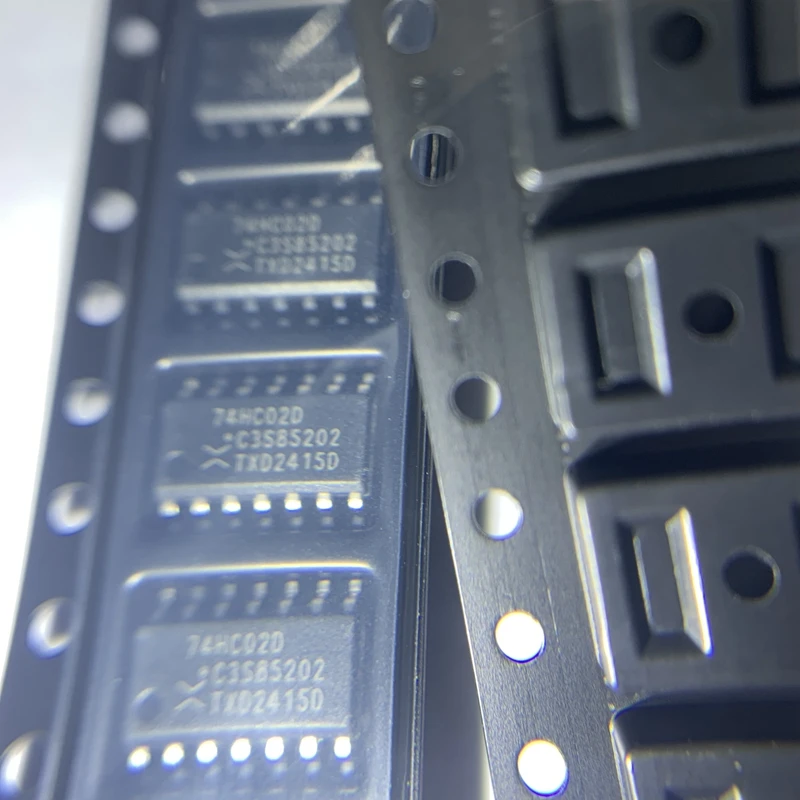 20PCS-100PCS 74HC02D SOP14  Quad 2-Input or NAND Gate SMD Logic Chip SOT108/SO14 74HC02D,653 SOIC-14