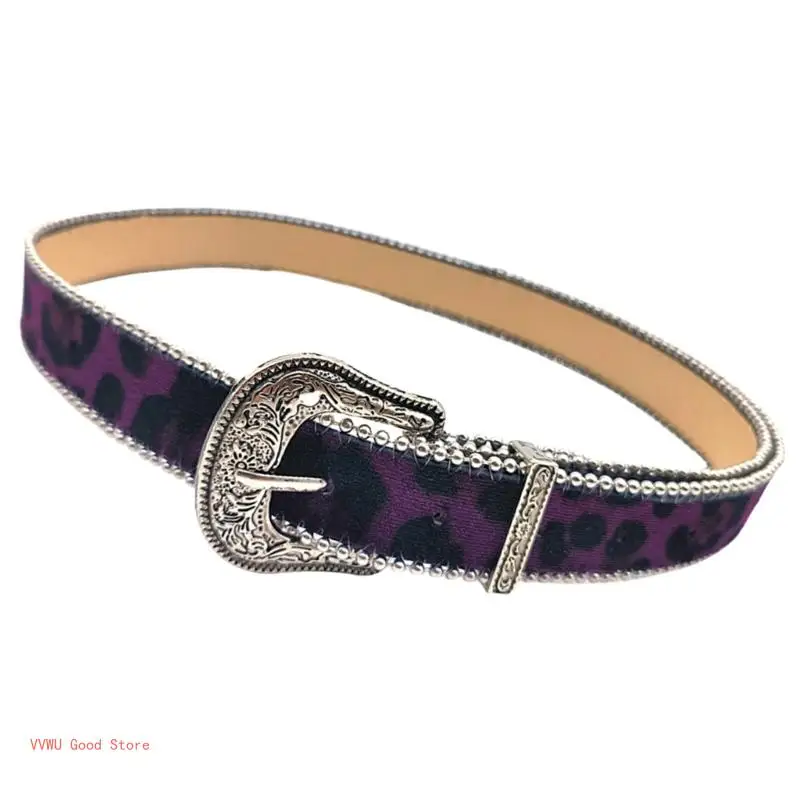 Casual Wear Belt Leopards Pattern Waistband Party Dating Belt Creative Fashion Belt for Casual or Party Wear