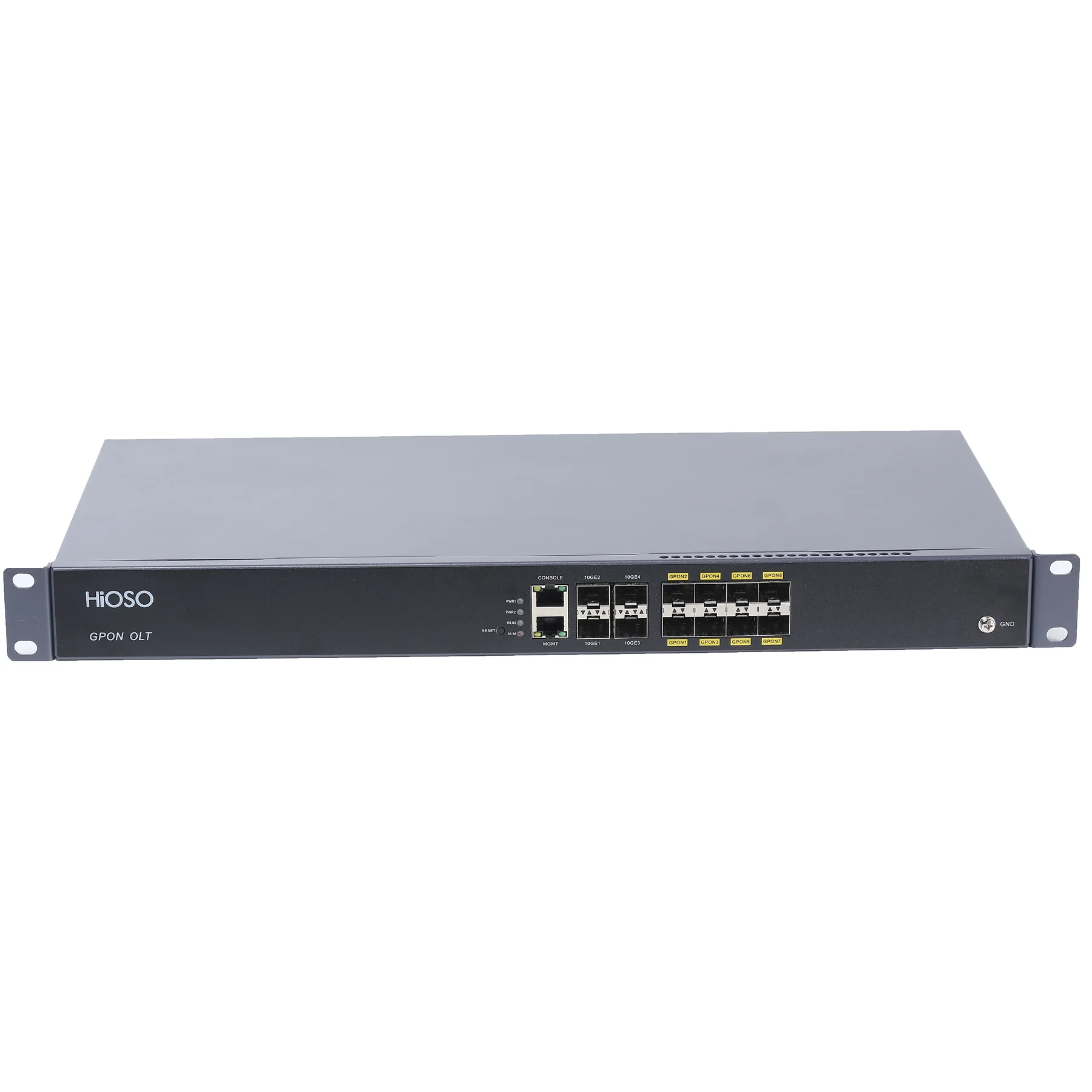 HiOSO New Released 8PON GPON OLT Total 1024 User Compatible Kinds of ONU Without Modules