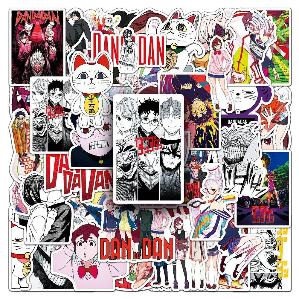 

10/30/50pcs DANDADAN Cool Anime Graffiti Stickers Ayase Momo Cartoon Decals Decoration DIY Laptop Skateboard Phone Manga Decals