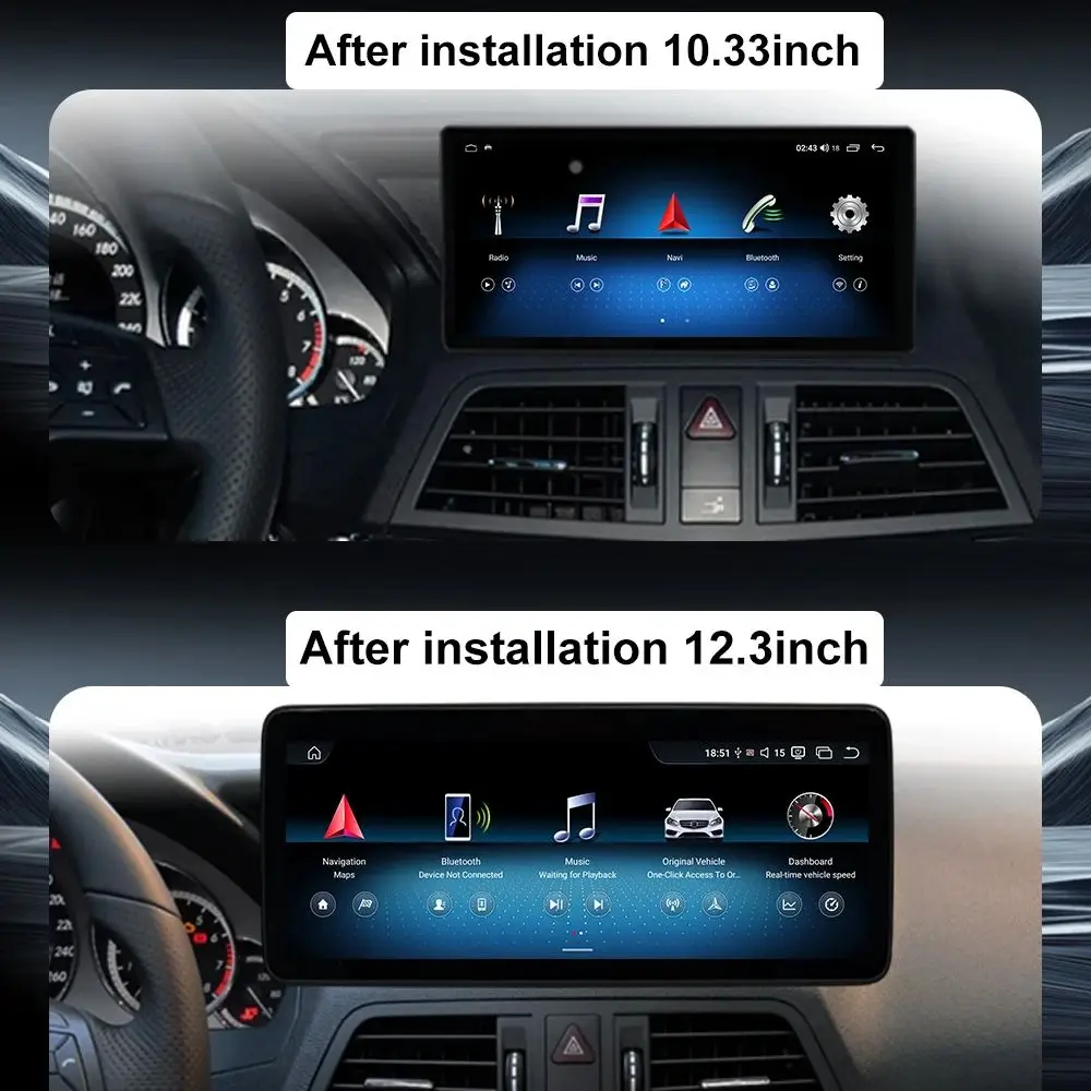 Wireless CarPlay Andorid 16 For Merdedes Benz E Class W207 A207 C207 2009 - 2016 Car Radio Multimedia GPS Navigation DSP Stereo