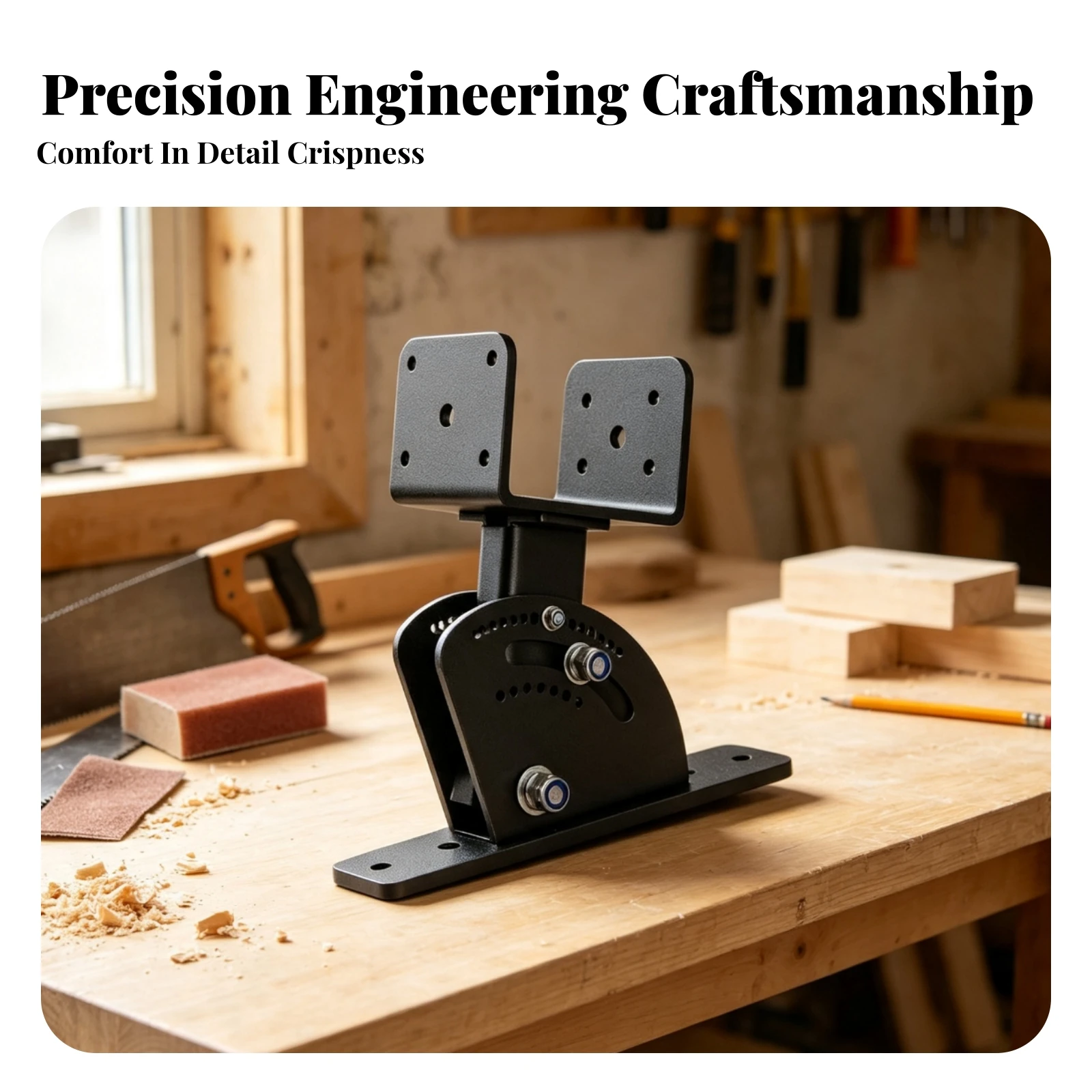 Pergola Beam Mounting Bracket Kit Corrosion Resistant Pergola Beam Brackets Roof Riser Bracket Sturdy Hardware Heavy-Duty