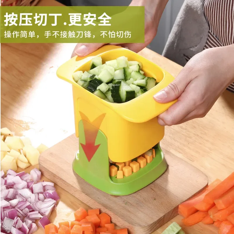 for Multifunctional Vegetable Cutter Household French Fries Slicing Onion Cucumber Dicing Carrot Ham Fruit Cutter