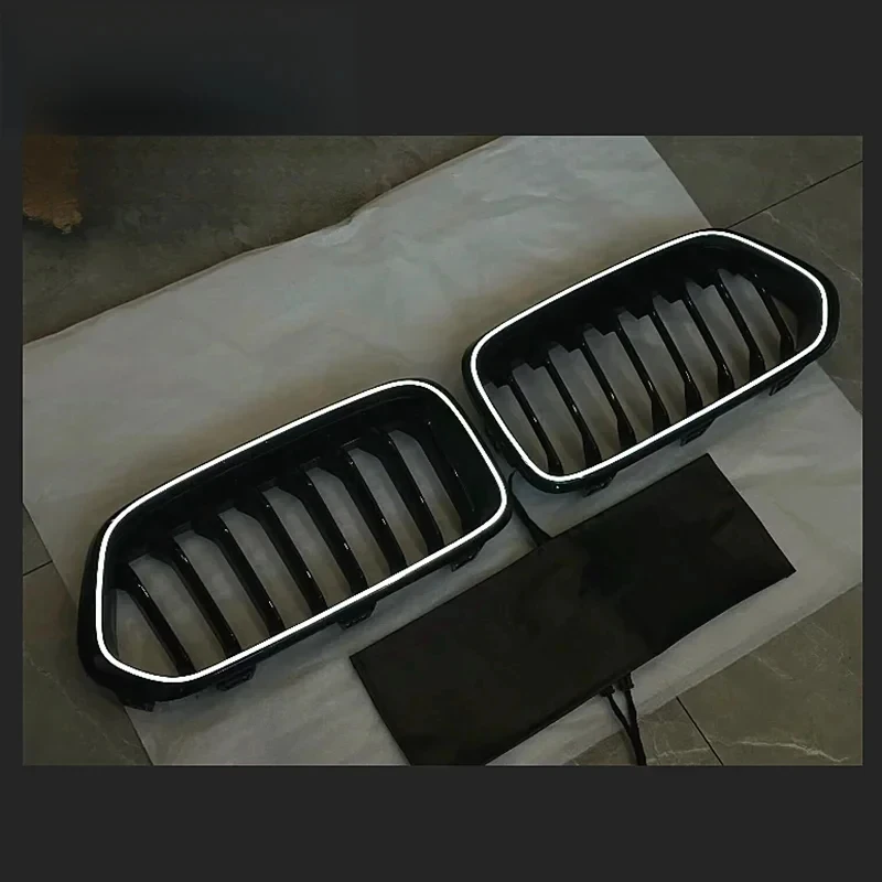 Suitable Front Grille Car 2018-2022 F39, Glossy Black, Luminous, Racing Grille Lighting Accessories