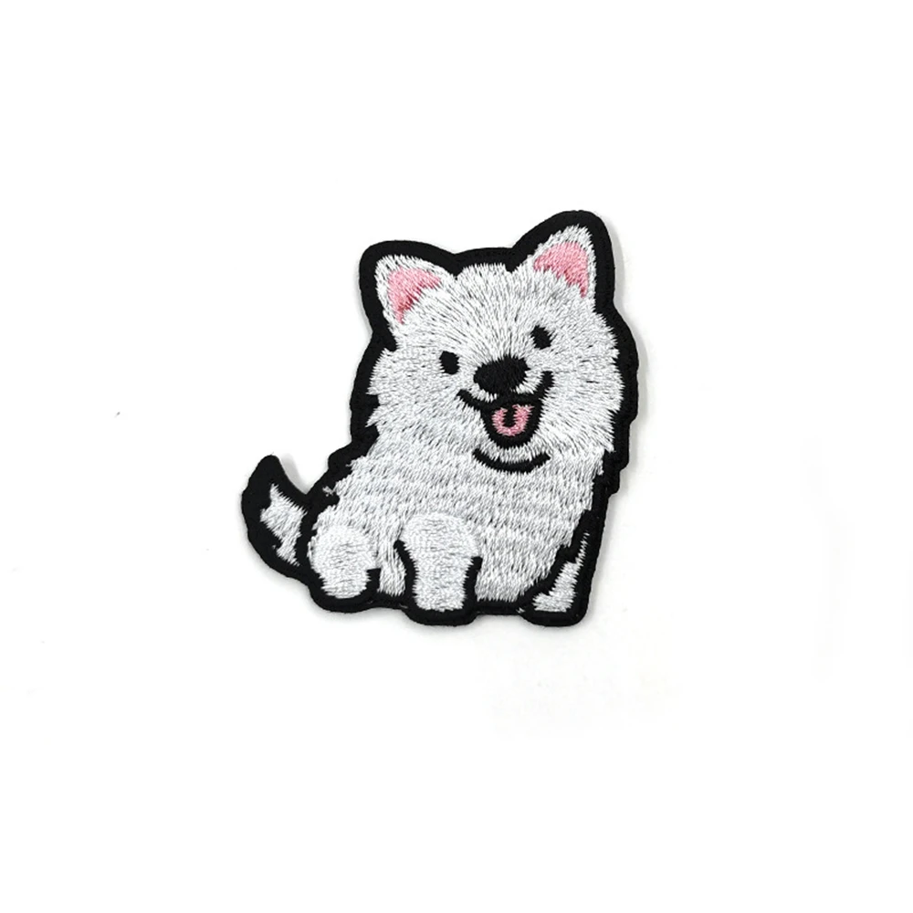 

DIY Crafts Iron On Badges Corgi Dachshund Corgi for Clothes Patches Dog Pattern Appliques Sewing Fabric Clothes Embroidery