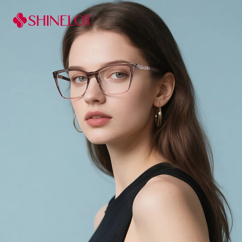 

81710 Retro Glasses for Women Literary Female Cat Eye Eyeglasses Prescription Frame Girlfriend Gift Reading Eyewear