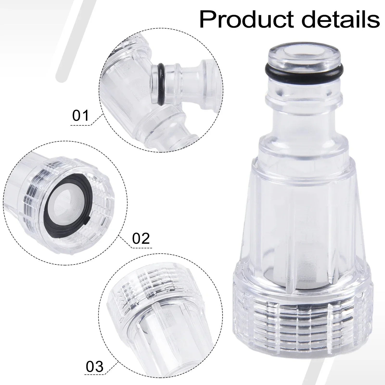 

Useful Brand New Water Filter Water filter Accessories Alternative Clean Machine For Karcher K2-K7 Replacement Connection
