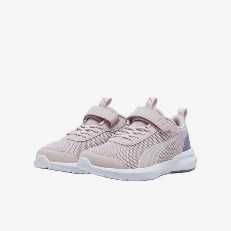 Puma genuine fashion trend simple pink purple white children's casual sports shoes 379763-13