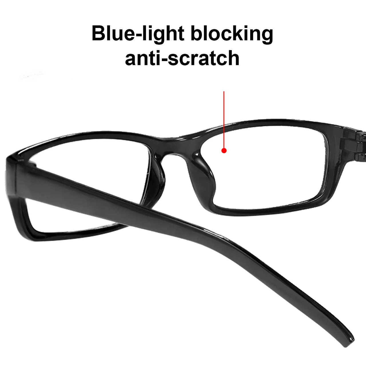 2er-Pack Intelligente Automatische Zoom-Lesebrillen Anti-Blaulicht-Brillen Autofokus Sehstärke für Nah und Fern Computerbrillen – Detail 6