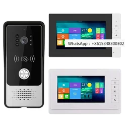 Best Selling Design Commax 4 Wire Door Intercom IP65 Waterproof Camera 7 Inch Villa Video System