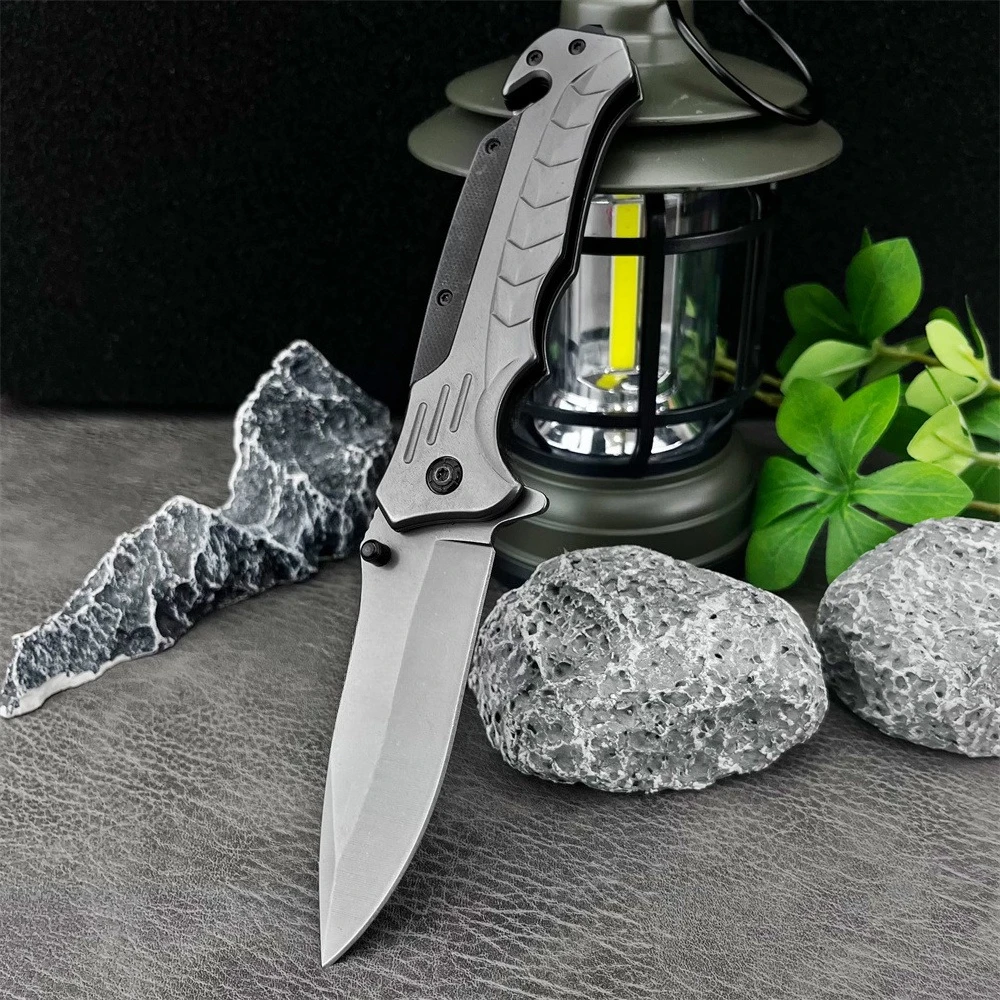 

Складной нож 5Cr13MoV, лезвие 420, сталь + ручка G10, снаряжение для самообороны для кемпинга, ночной рыбалки, пешего туризма, альпинизма, инструмент