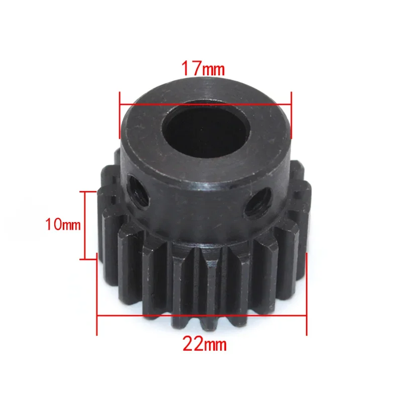 M1 Module Steel Gear 20T Teeth Metal Gear 5mm/6mm/8mm/10mm Hole DIY model Transmission