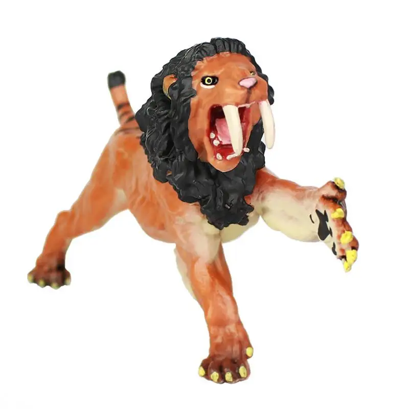 65inch Roaring Smilodon Toy Figure Animal Model 55067