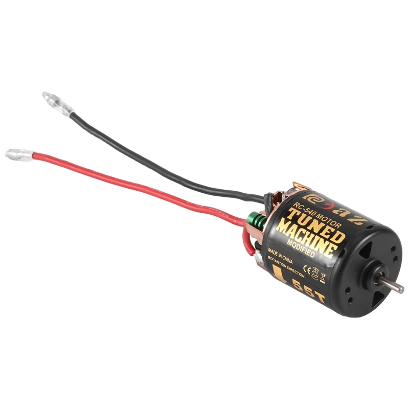 540 Geborsteld Motor Met 1060 Geborsteld Esc 60a 2-3S Lipo Waterdichte Elektrische Snelheidsregelaar Voor Rc 1/10 Crawler Auto