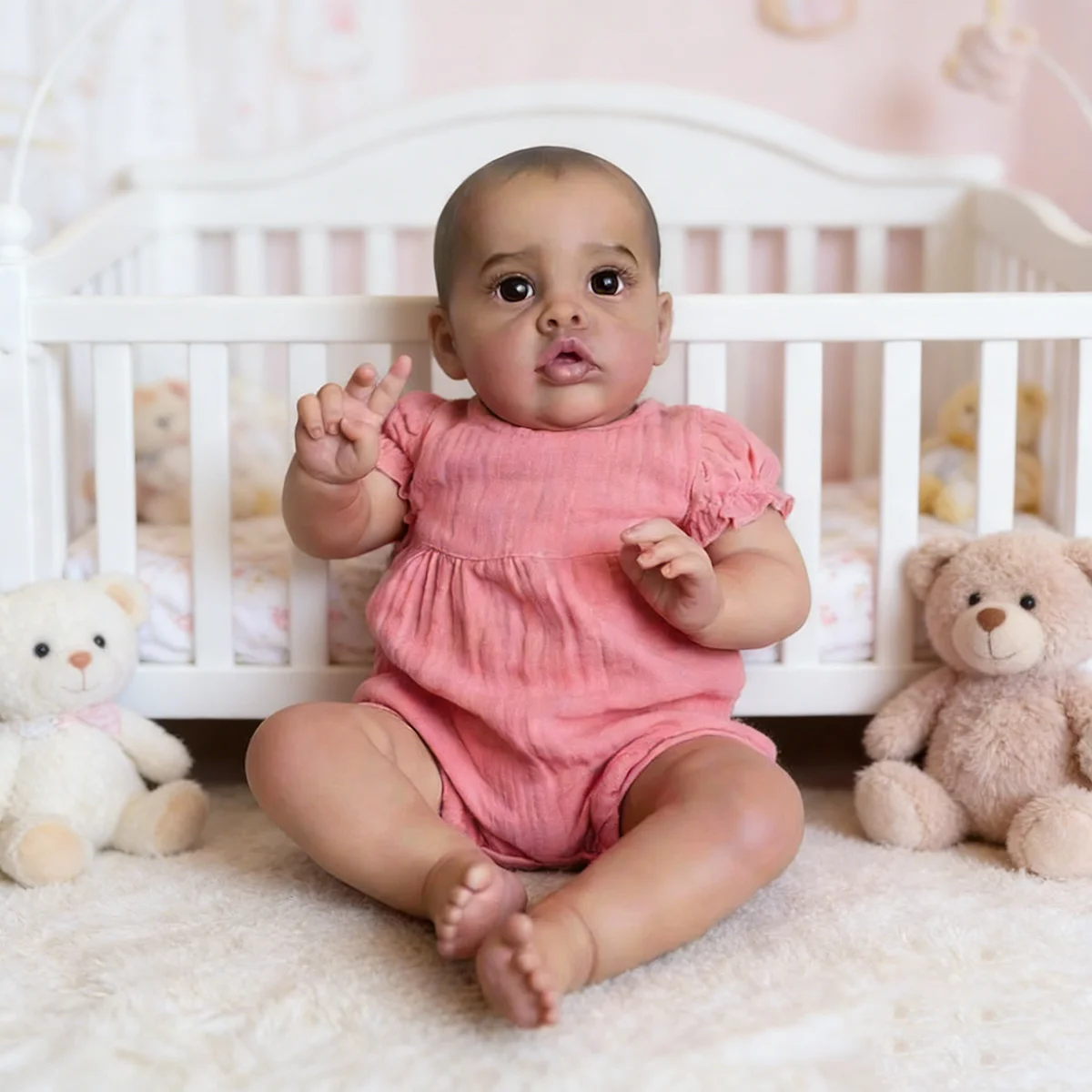 55cm ベンジャミン リボーンドール 本物そっくり ソフトタッチ シリコン製 リアルな新生児人形 コレクターズトイ 14歳以上向け