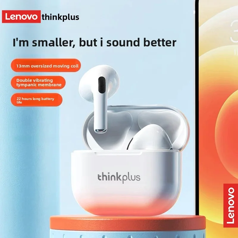Lenovo Thinkplus LP40 Earphones TWS Wireless Bluetooth Earbuds Bass Touch Control Stereo Noise Reduction Headset Long Standby