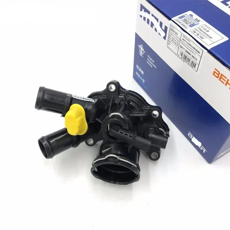 1.8L 2.0L Petrol Engine Coolant Thermostat with Housing for Mercedes Benz C250 SLK250 W204 MAHLE TM76103 A2712000215 2712000315