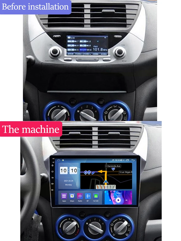 2 Din Android 11 Autoradio For Suzuki Alto 2009 - 2016 Carplay 4G Car Multimedia GPS Video Player Navigation Head Unit Bluetooth