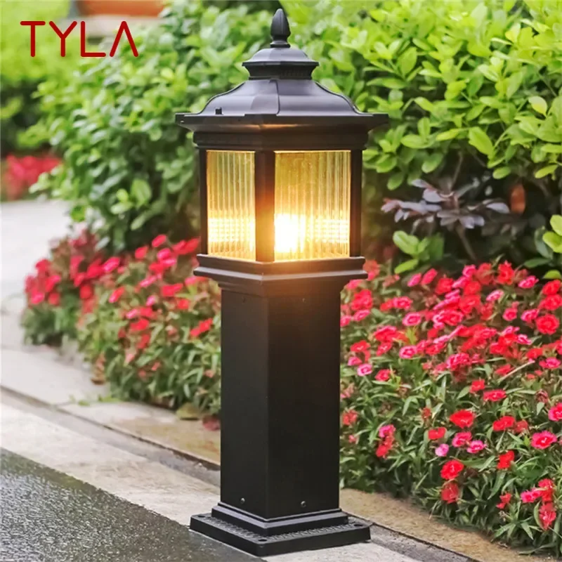 

TYLA современная уличная газонная лампа светодиодный, электрическая водонепроницаемая лампа для виллы, сада, двора, района, жилых помещений, газона ﻿