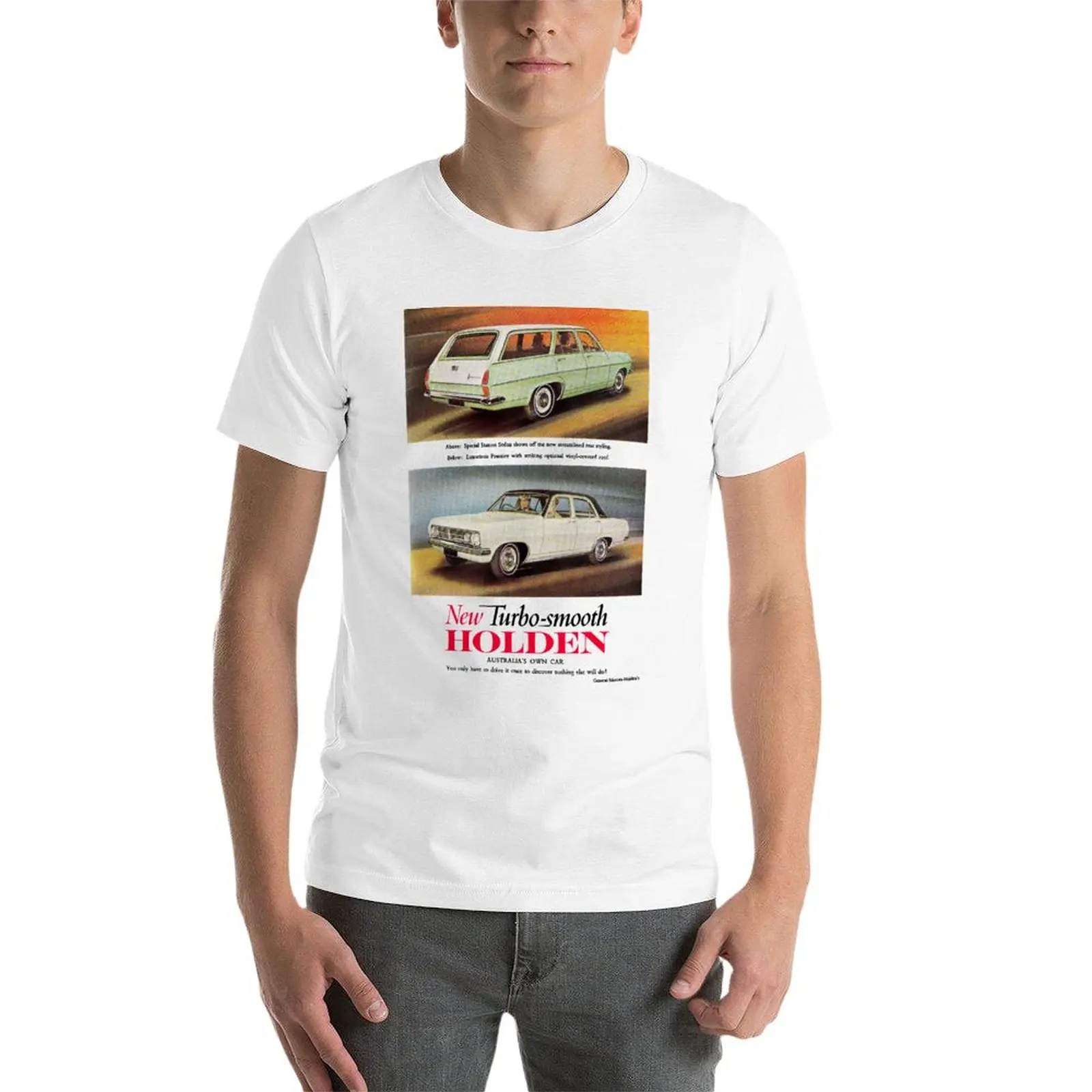 T-shirt Holden HR masculina, T-shirt personalizada, grande e alta, nova