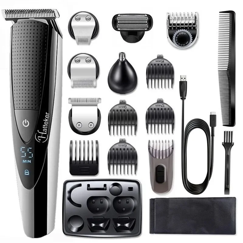 

multi all in one kits professional hair clipper for men waterproof hair trimmer beard shaver electric hair cutter machine kits