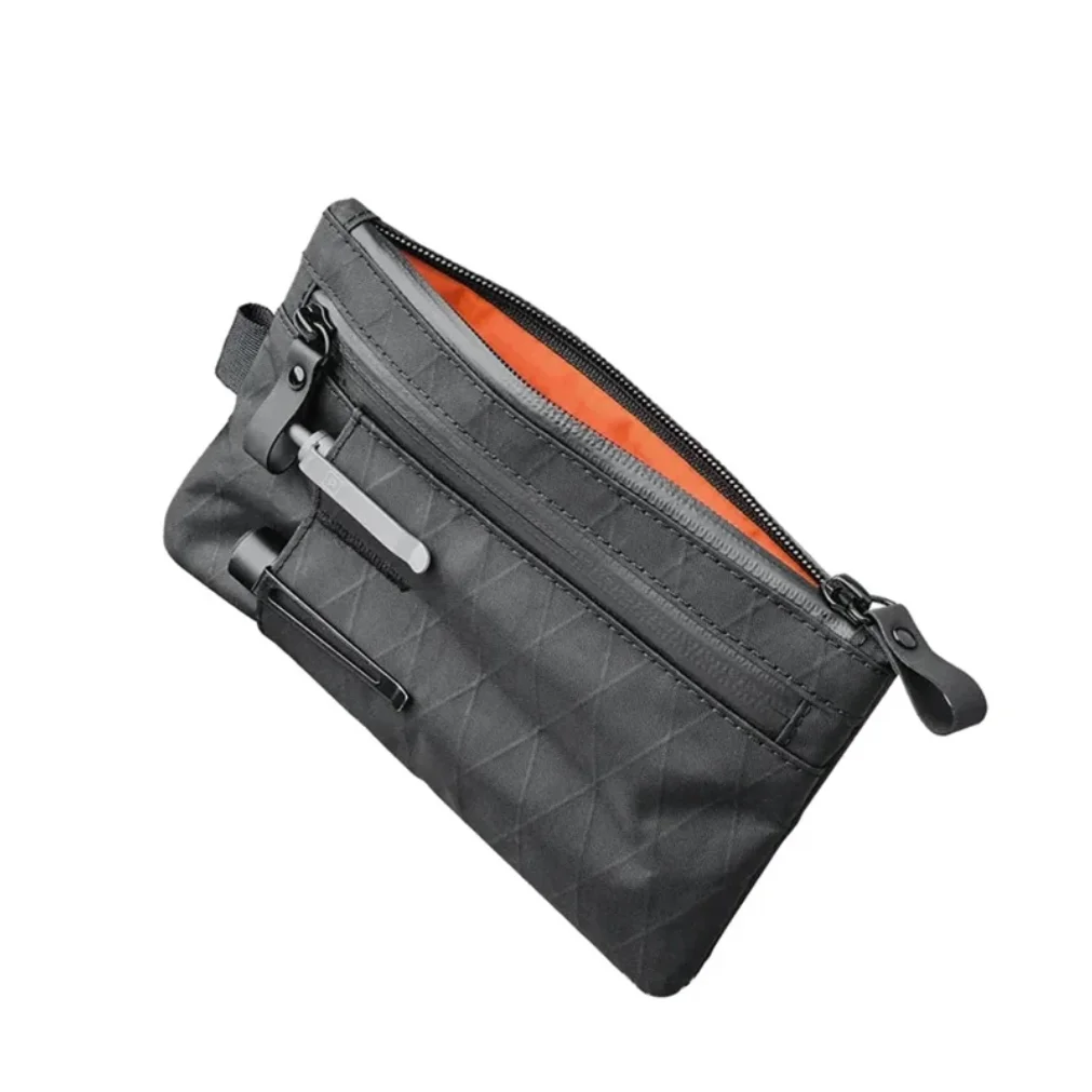 Waterproof Men's Handbag, Large Capacity Wrist Portable Multifunctional Zero Wallet Travel Card Bag Tool Storage Bag
