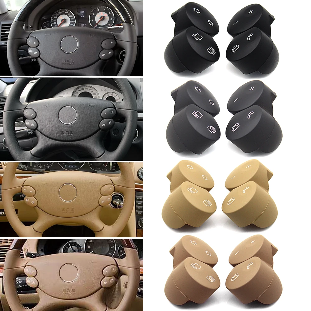 Car Multi-Function Steering Wheel Switch Buttons Keys Repair Kit For Mercedes Benz E G CLK CLS Class W211 W463 W209 W219