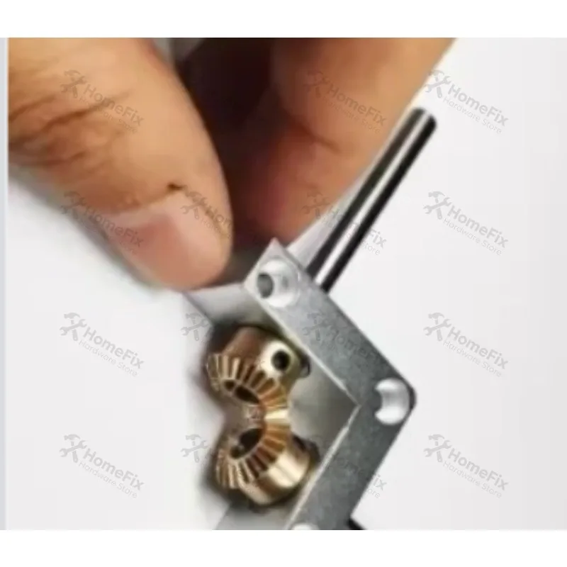 4/5mm Shaft Mini 90 Degree 1:1 Bevel Gearbox Right Angle Angle Gear Model Transmission Gear Box