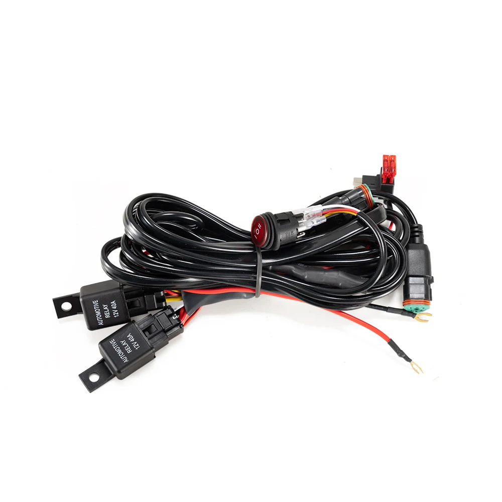 

LIGHTFOX 2 Way Wiring Loom Harness Accessories for LD-DL3-LED LF-PL3-LED LD-DL5-LED LED Pod Light