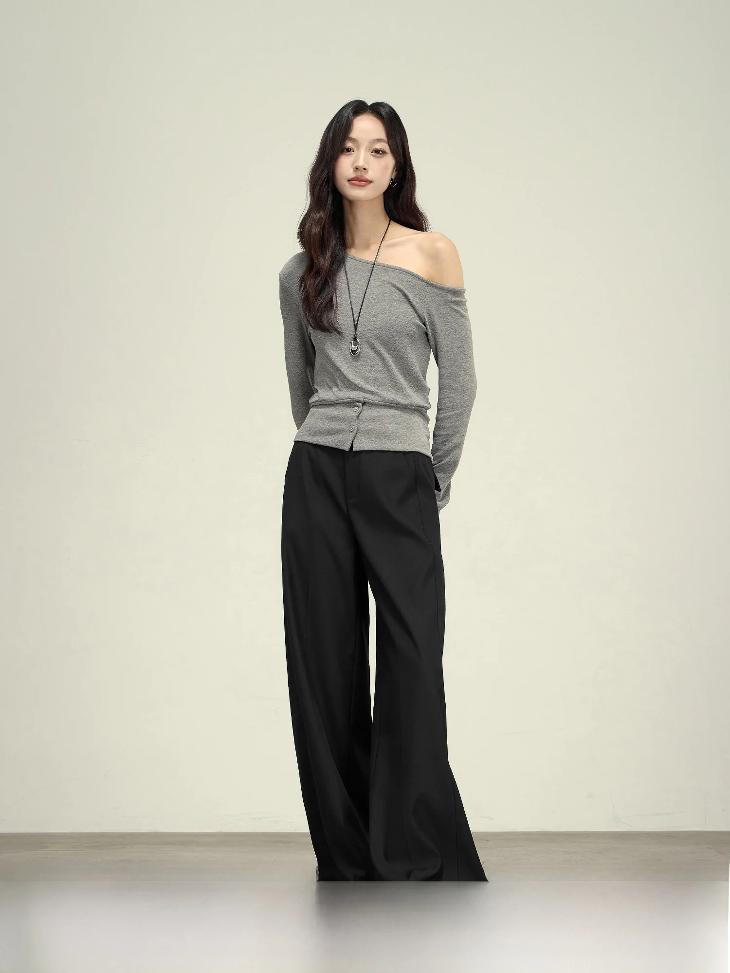 

Bla High Waist Wide Leg Casual Pants Loose Comfortable Sle for Pear aped Women Spring Autumn Slimming Trousers