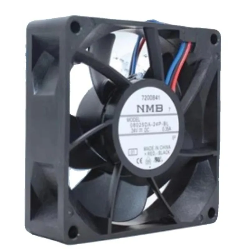 New Fan for NMB 08025DE-24P-BL 08025DA-24P-BL DC24V 0.35A Inverter Cooling Fan 80X80X25mm