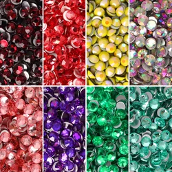 Top Quality SS6-SS30 AAAAA Glass Non-Hotfix Rhinestones Flatback Decor Glitter Stones Nail Art Accessories DIY Decoration
