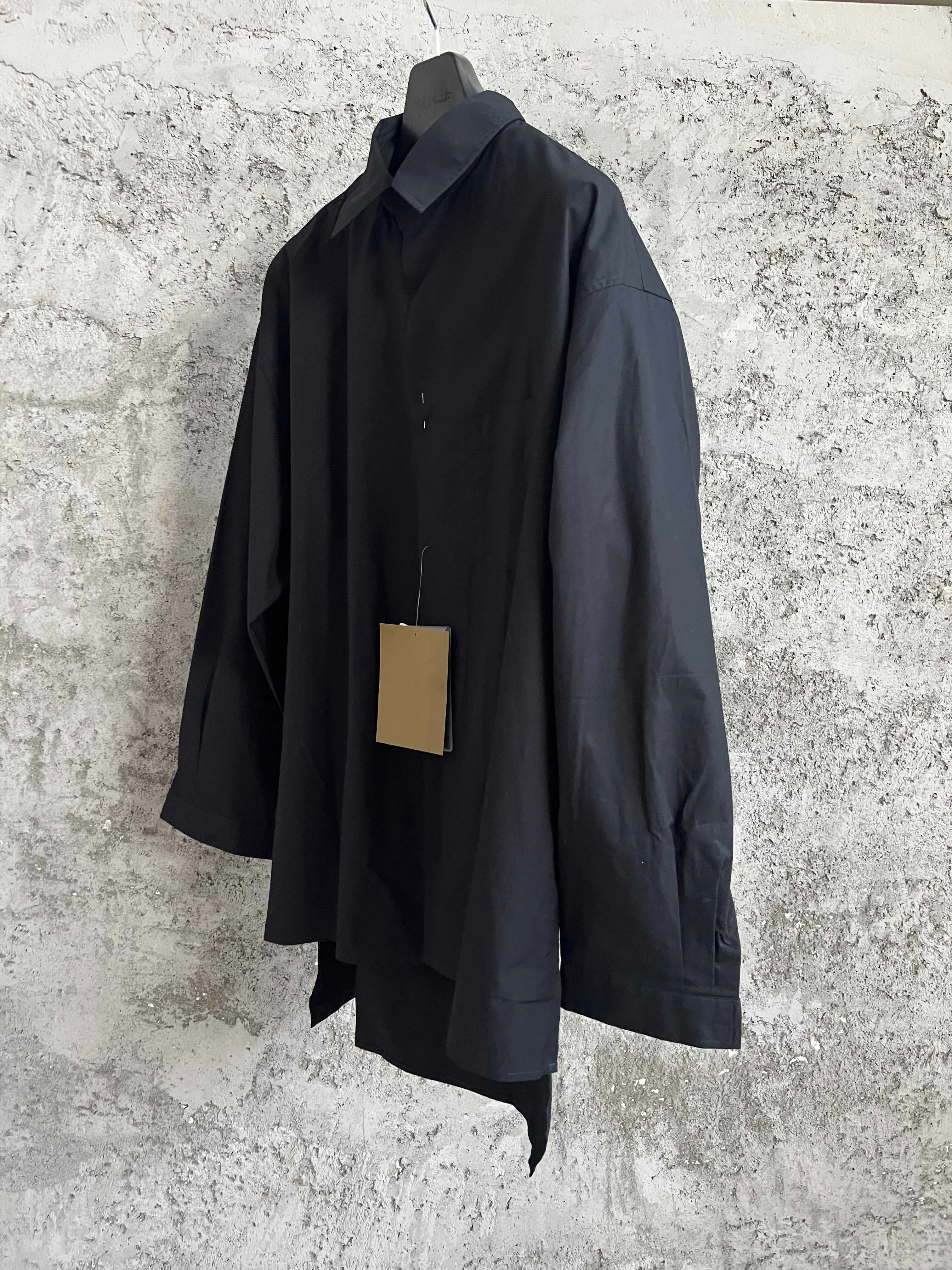 TOP-YAMAMOTO original backhand cotton printed casual long-sleeved shirt