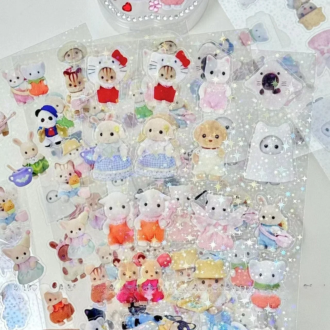 ملصق عائلات سيلفانيان لعبة أطفال ألعاب المطبخ فتاة سيلفانيان عائلة أطفال ألعاب للبنات ثلاثيات سيلفانيا فاميلي #1