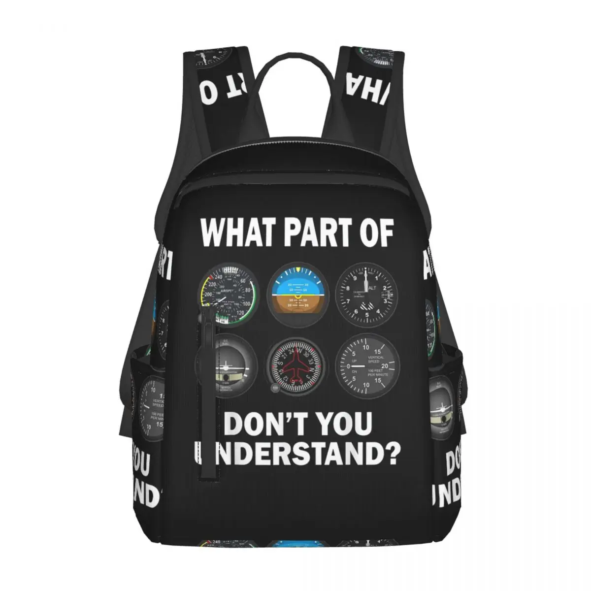 

Pilot Gift Pilot Airplane Stuff And Accessories Pilot Instruments Backpack BookBag School Bag Shoulder Bags for Men Women