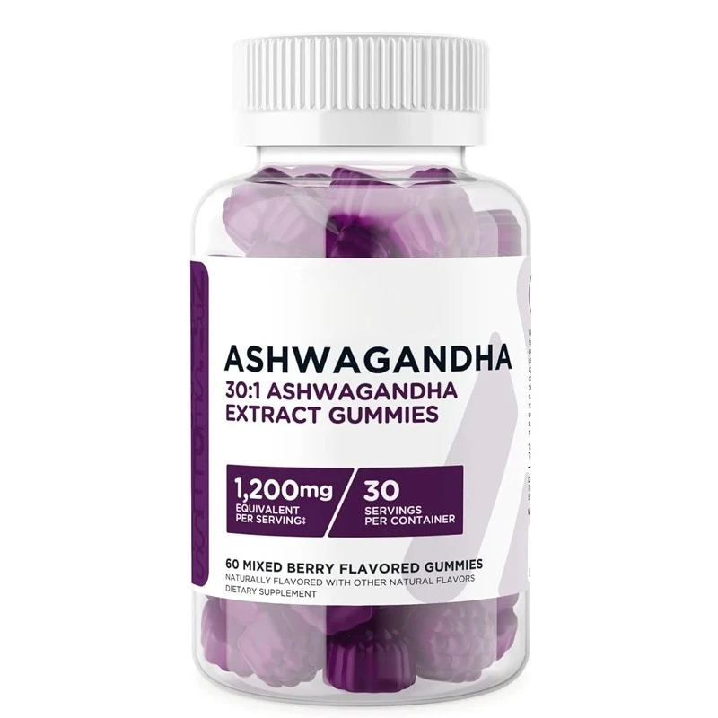 

South African Drunken Eggplant Jelly 1200mg, 60 gummies (mixed berry flavor) - gluten free, non GMO